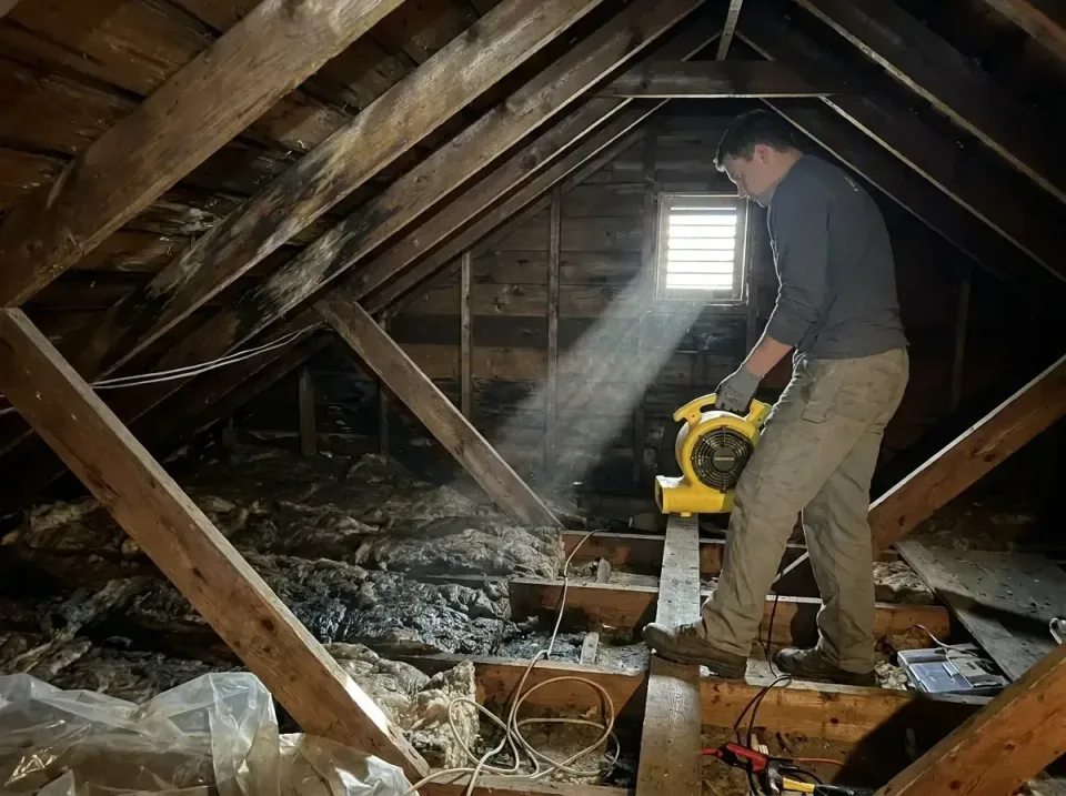 attic-water-damage-drying-proc-007 — frequently asked questions, Emergency Water Extraction & 24/7 Flood Response in McKee C…